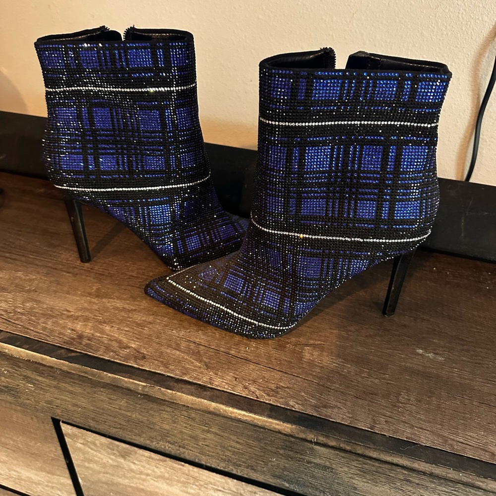 Plaid INC Women's Ankle Boots